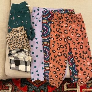 TEN pairs 3T leggings HANNA ANDERSSON